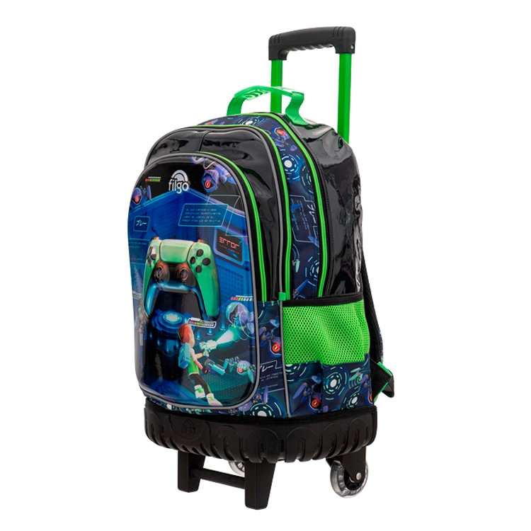 Mochila Escolar Filgo 2026 3D 18" Gamer Con Carro Art.MO26-T3D-004